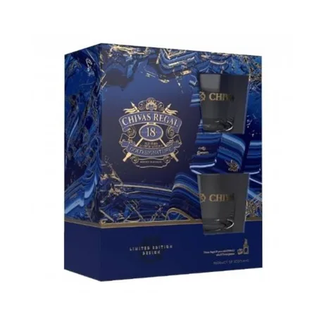 Виски Chivas Regal 18 Years со чаши